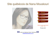 Tablet Screenshot of nanamouskouri.qc.ca
